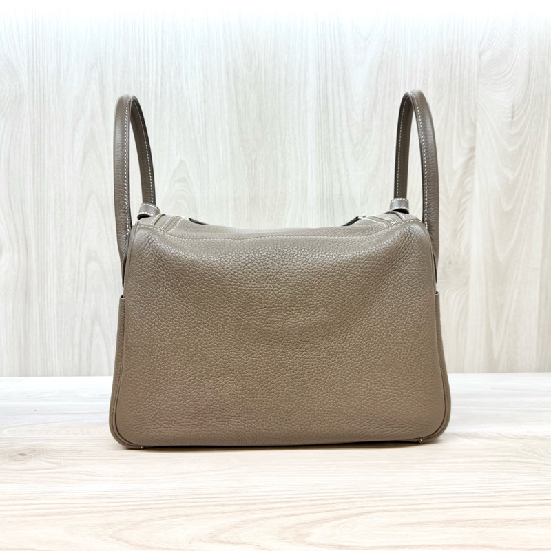 hermes大象灰TC牛皮銀釦lindy30-1