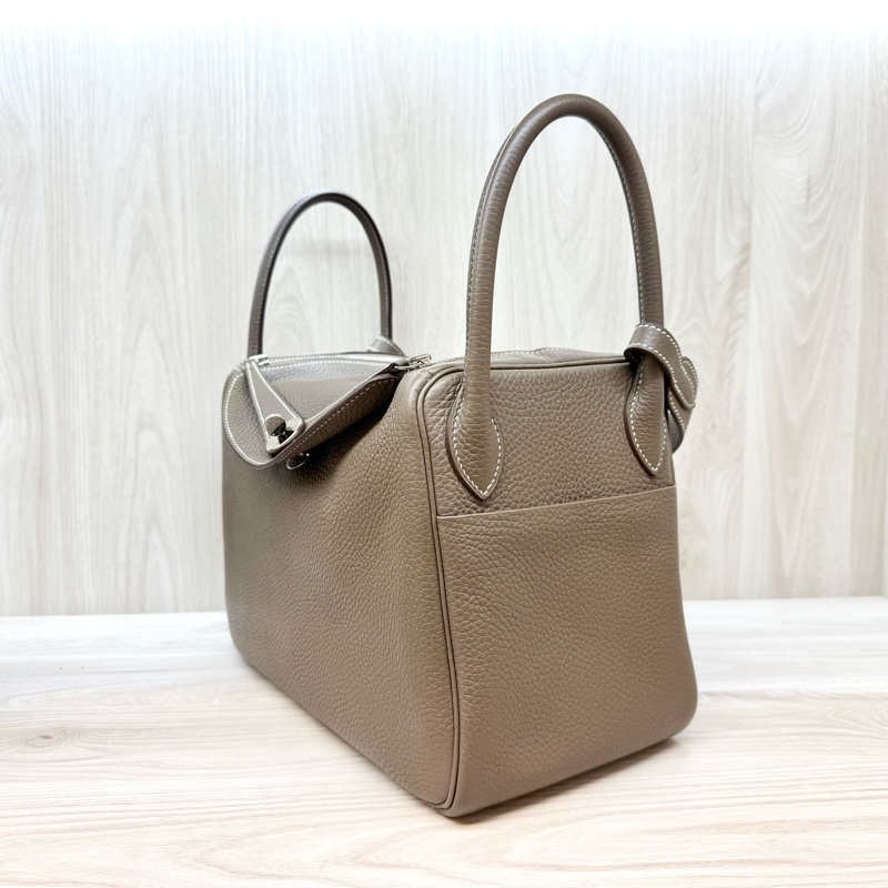 hermes大象灰TC牛皮銀釦lindy30-2