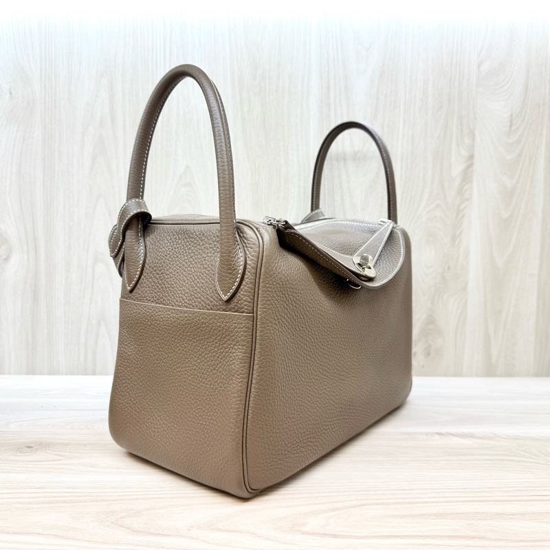 hermes大象灰TC牛皮銀釦lindy30-3