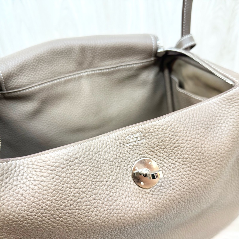 hermes大象灰TC牛皮銀釦lindy30-15