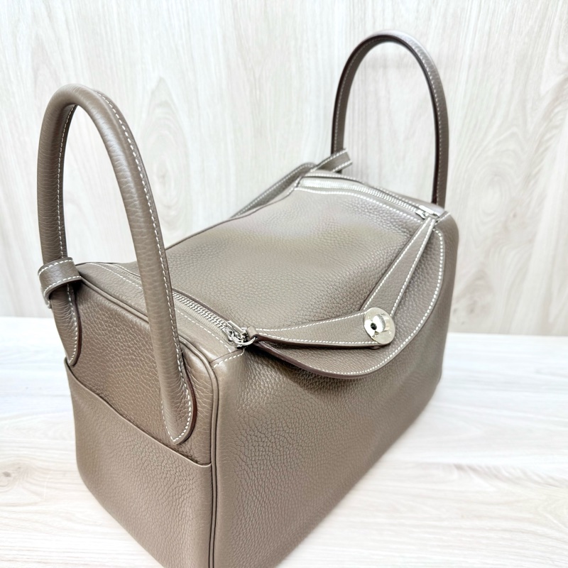 hermes大象灰TC牛皮銀釦lindy30-16