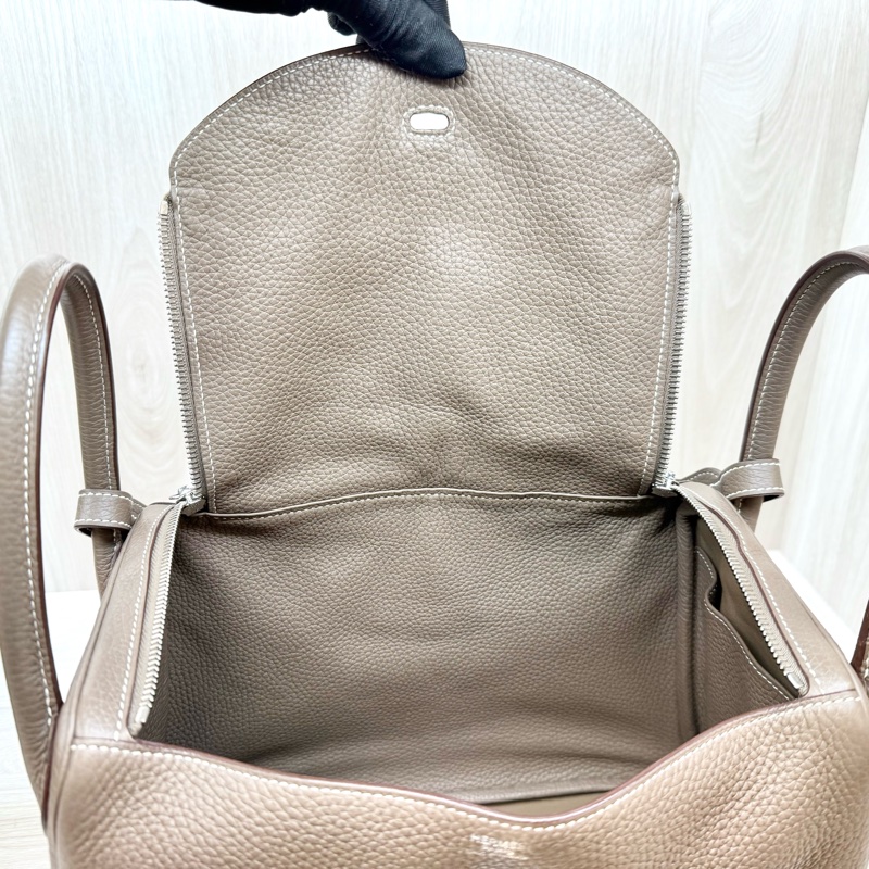 hermes大象灰TC牛皮銀釦lindy30-21