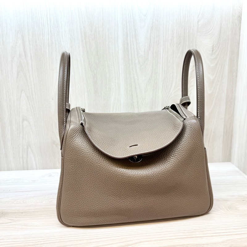 hermes大象灰TC牛皮銀釦lindy30-27