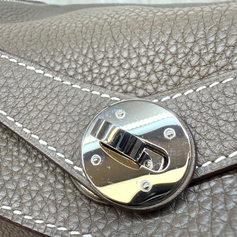 hermes大象灰TC牛皮銀釦lindy30-36