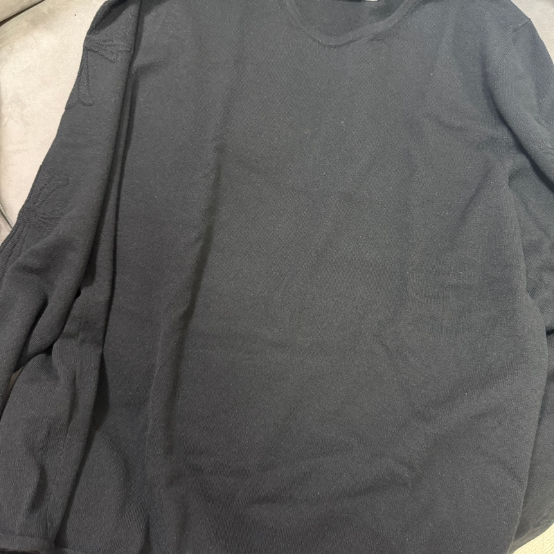 Chrome Hearts 克羅心 100% cashmere Black Sweater 羊絨黑色毛衣-0