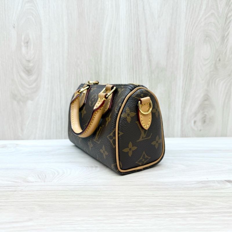 LV原花 NANO SPEEDY背帶可調款/M81085-3