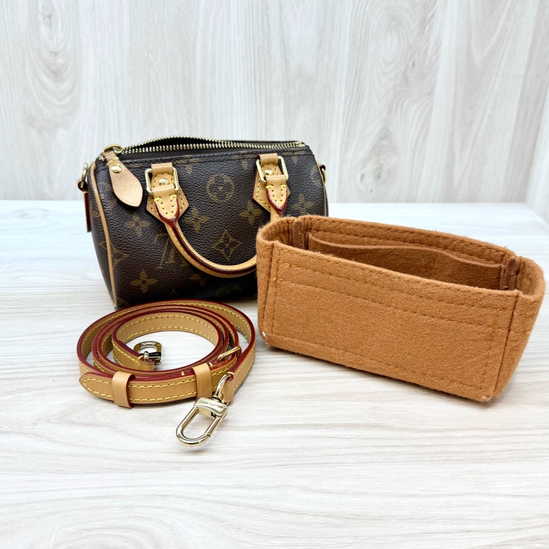 LV原花 NANO SPEEDY背帶可調款/M81085-11