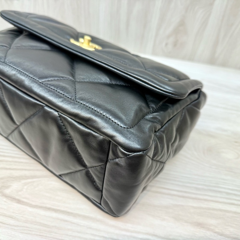 chanel黑金菱格羊皮25k口蓋包AS5737 新款🔥-7