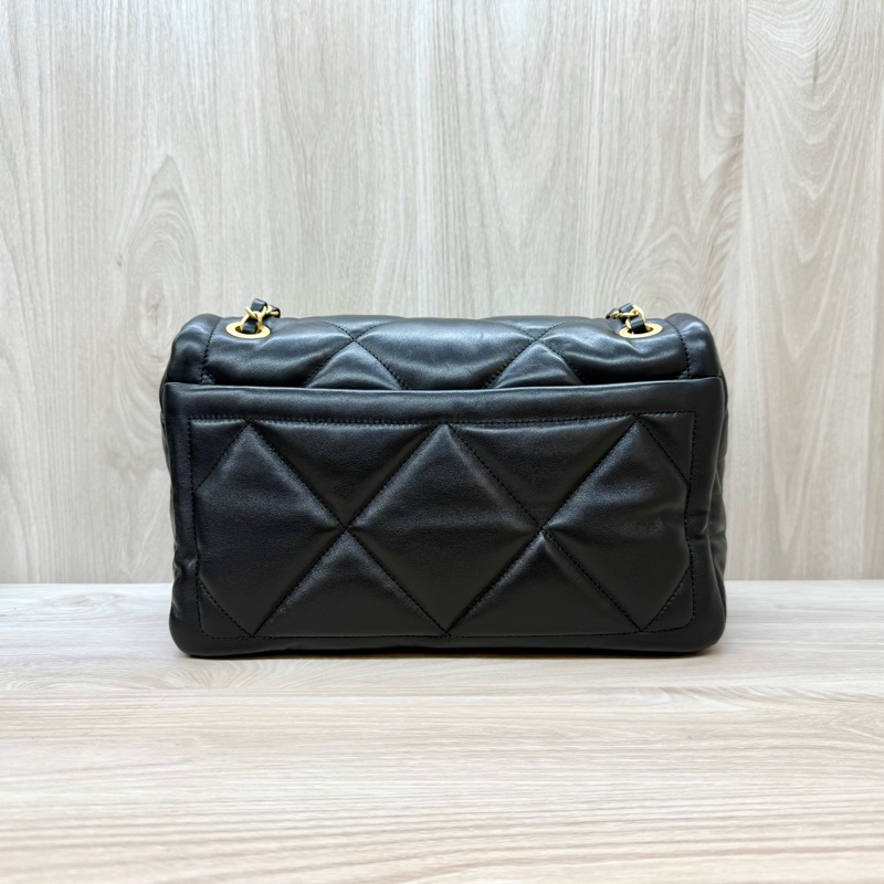 chanel黑金菱格羊皮25k口蓋包AS5737 新款🔥-5