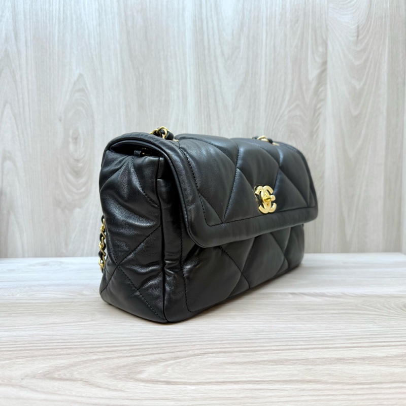 chanel黑金菱格羊皮25k口蓋包AS5737 新款🔥-7