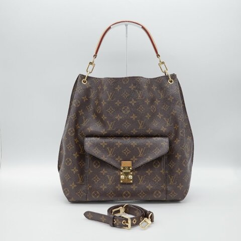 Louis Vuitton 路易威登 Métis Hobo 經典棕色 帆布 肩背包