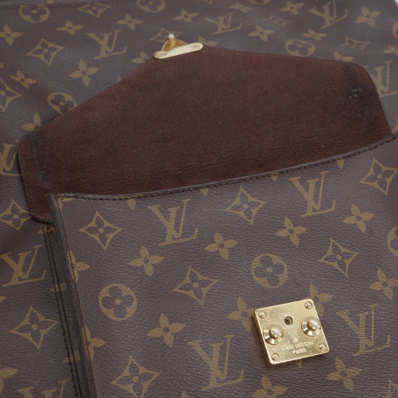 Louis Vuitton 路易威登 Métis Hobo 經典棕色 帆布 肩背包-17