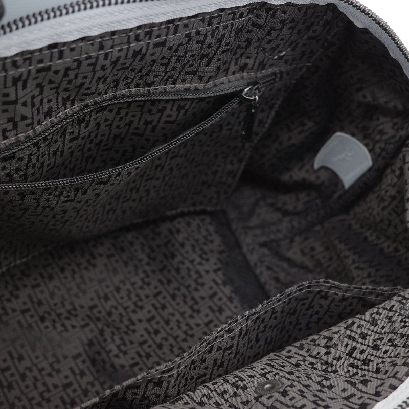 Longchamp 瓏驤 Le Pliage Cuir 灰色 小羊皮 手提包 肩背包-21