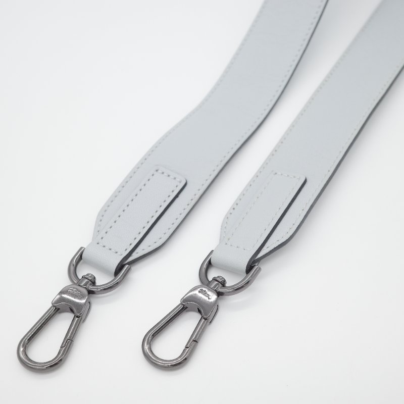 Longchamp 瓏驤 Le Pliage Cuir 灰色 小羊皮 手提包 肩背包-25