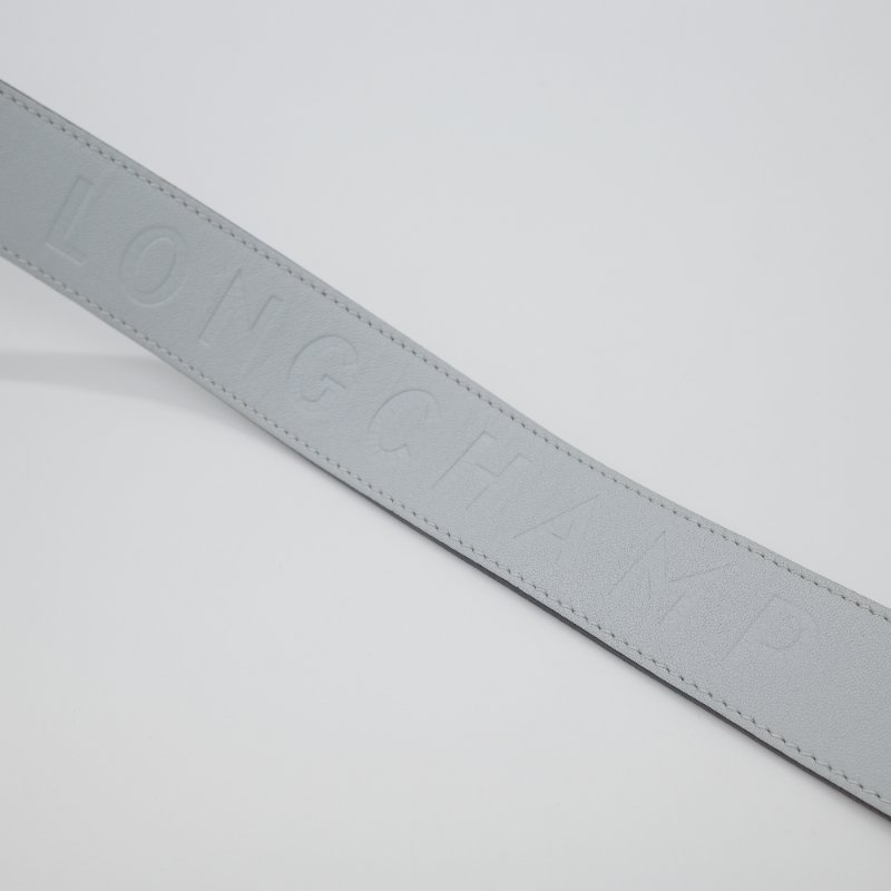 Longchamp 瓏驤 Le Pliage Cuir 灰色 小羊皮 手提包 肩背包-27