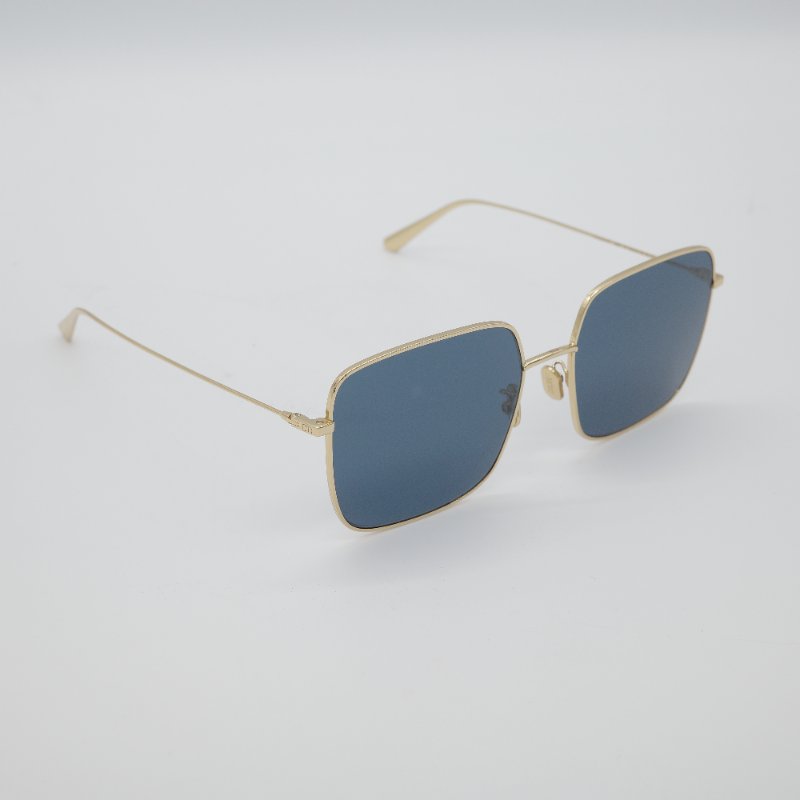Dior 迪奧 Dior Stellaire SU 金色鏡框 深藍色鏡片 方框太陽眼鏡-3