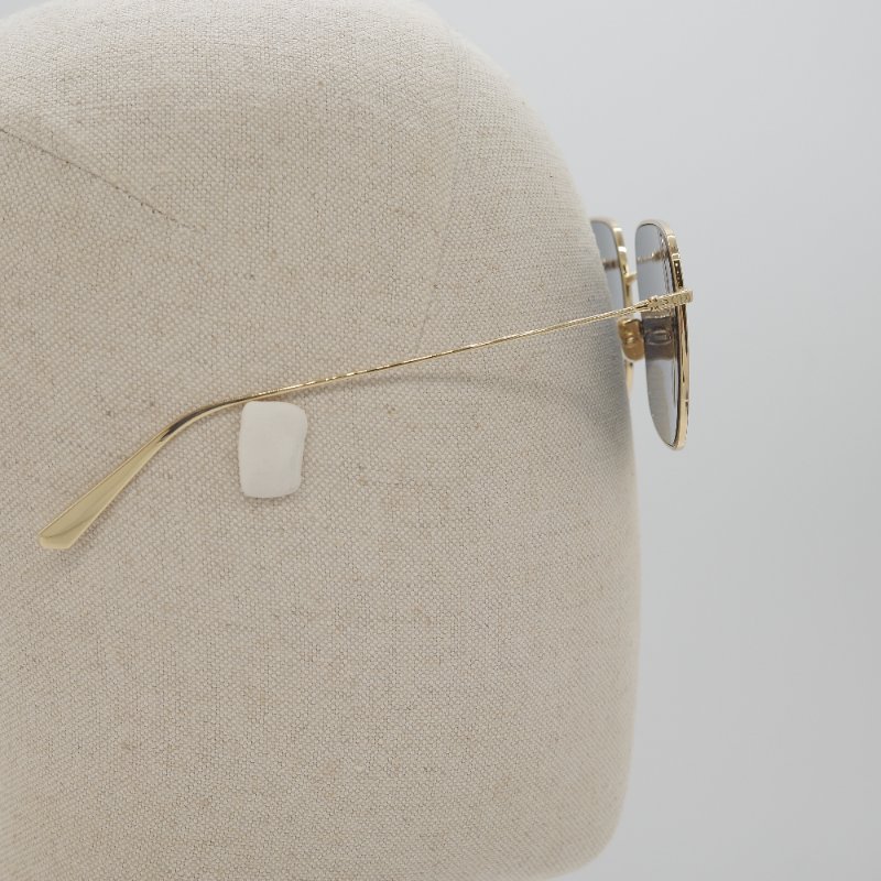 Dior 迪奧 Dior Stellaire SU 金色鏡框 深藍色鏡片 方框太陽眼鏡-10