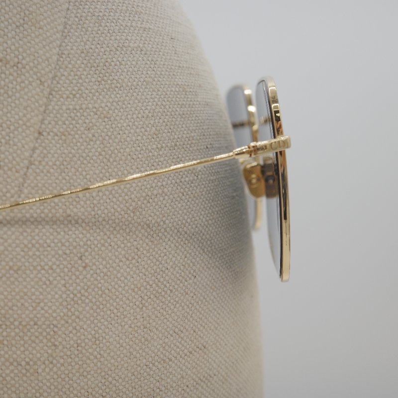 Dior 迪奧 Dior Stellaire SU 金色鏡框 深藍色鏡片 方框太陽眼鏡-11