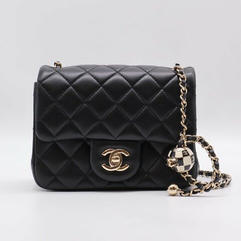 CHANEL 經典口蓋包方胖子 17 - 足球黑金