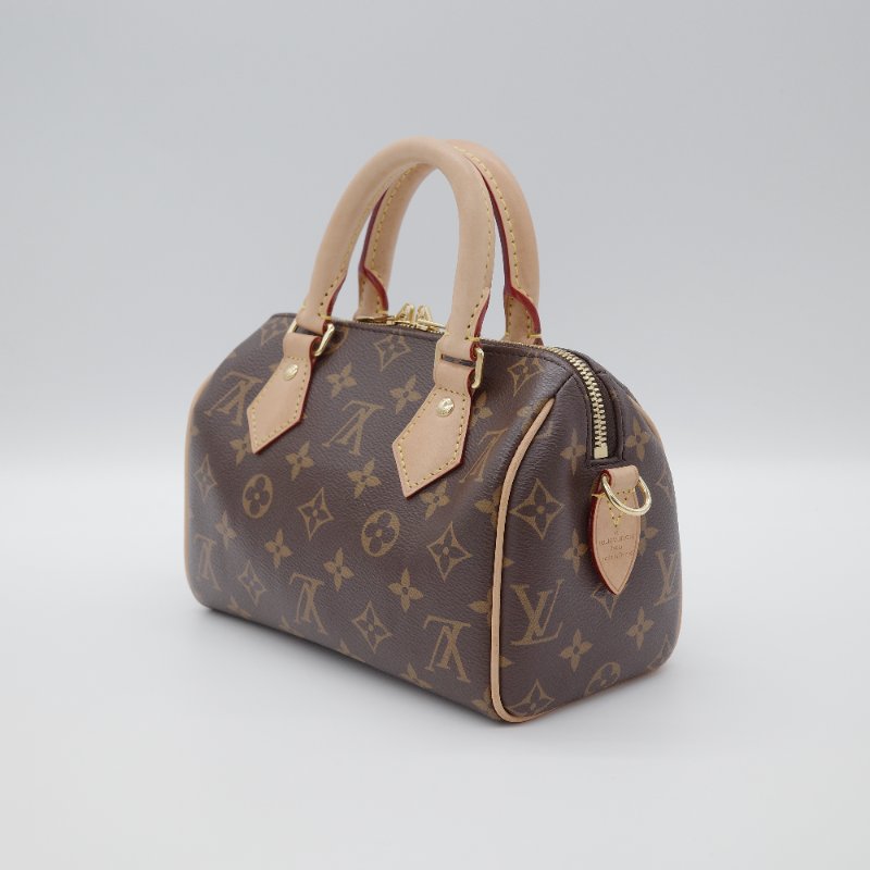 (超級新🌟配件齊全)Louis Vuitton 路易威登 Speedy 20 緹花背帶 經典老花 棕色 塗層帆布 肩背包 手提包|專櫃 92,000-3