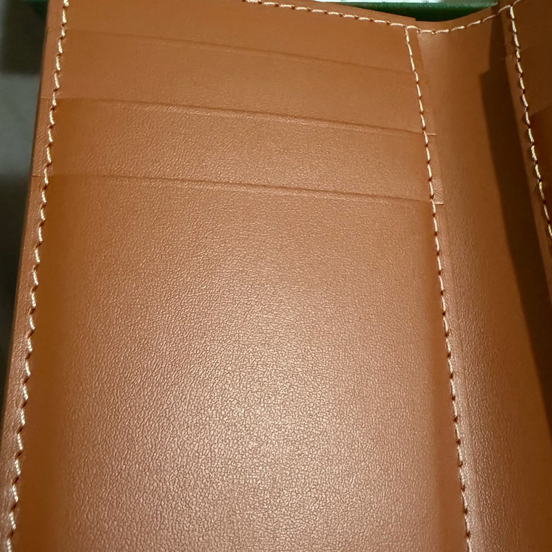 全新Goyard 六卡卡夾 黑棕配色-6