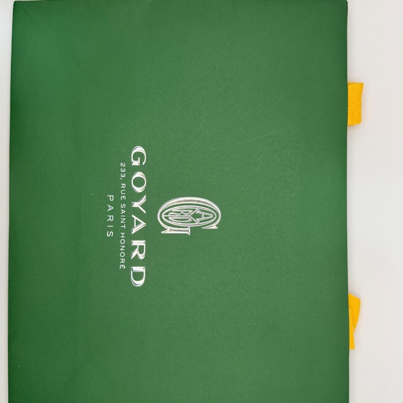 全新Goyard 六卡卡夾 黑棕配色-12