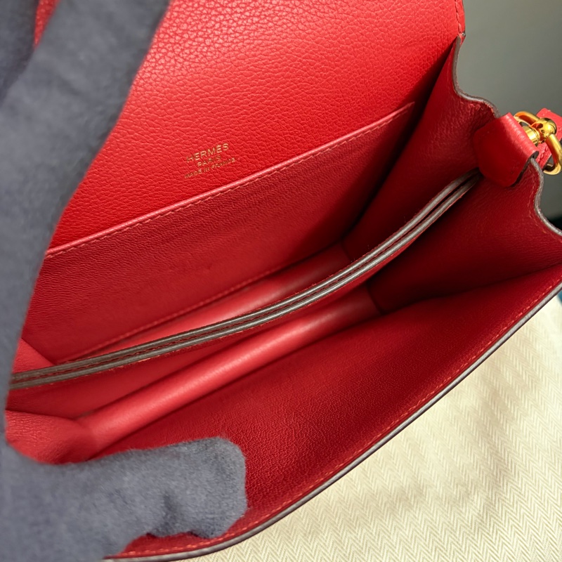 💕💕Hermes Roulis豬鼻袋,蕃茄紅配金扣A刻💕💕-3