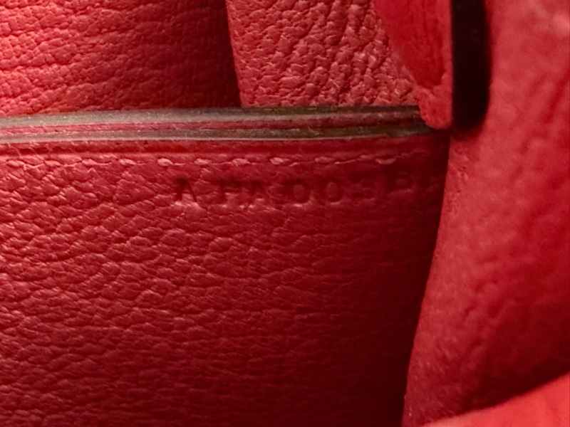 💕💕Hermes Roulis豬鼻袋,蕃茄紅配金扣A刻💕💕-16