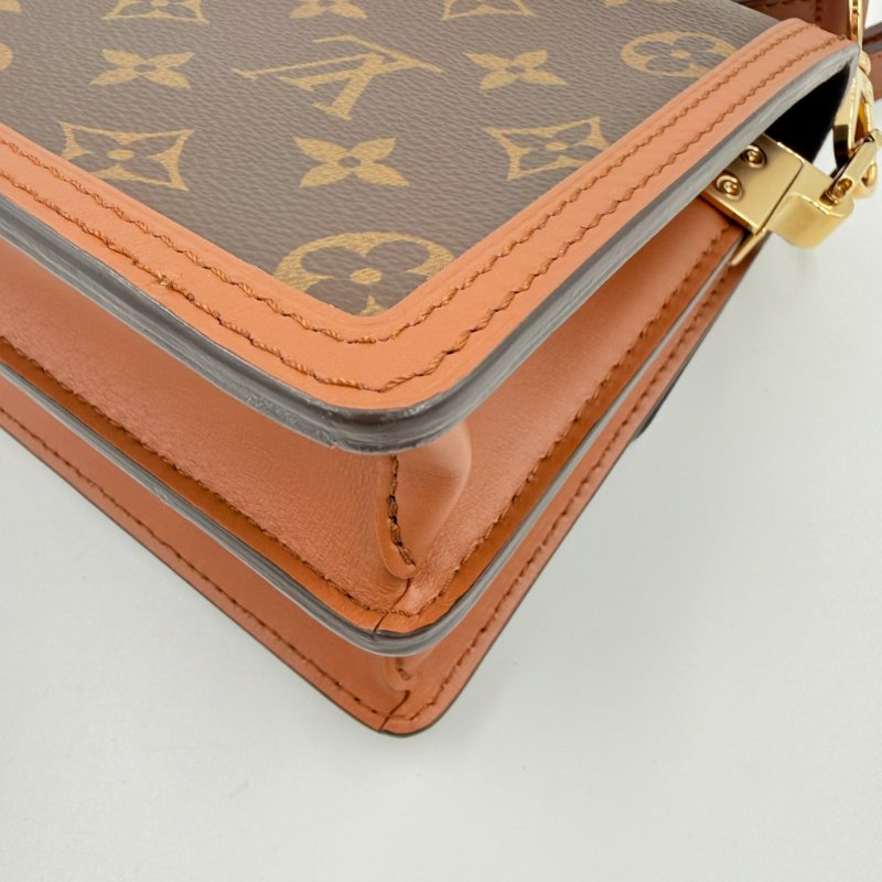 Louis Vuitton - 原花雙色 Dauphine 手提斜背包╻Mini-13