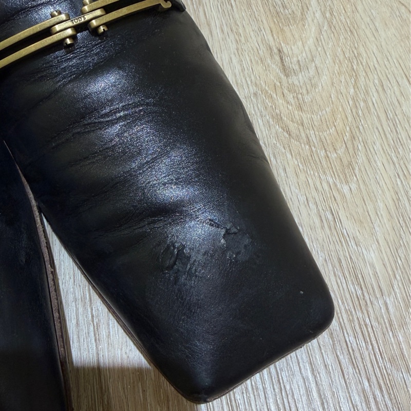 Tod’s 方頭T釦樂福鞋 UK38 （24.5cm-25cm)-12