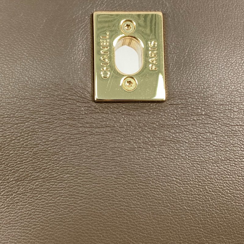 △ Chanel 香奈兒 Beige Python Gold Tone Metal Single Flap Chain 2 Way Bag No.23 米黃色蛇皮金色金屬鎖鏈肩背袋No.23 - 267002286-15