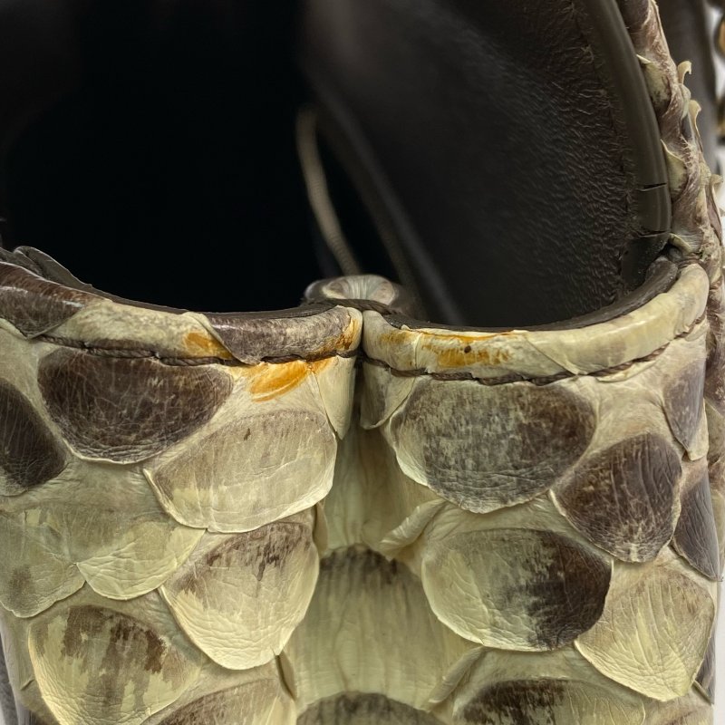 △ Chanel 香奈兒 Beige Python Gold Tone Metal Single Flap Chain 2 Way Bag No.23 米黃色蛇皮金色金屬鎖鏈肩背袋No.23 - 267002286-19