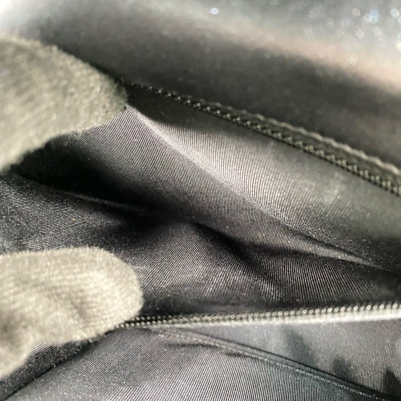 △ Chanel 香奈兒 Boy 28CM Black Lambskin Gold Stone Metal Shoulder Bag No.19 A92193 黑色小羊皮金色金屬鎖鏈肩背袋No.19 - 257028745-19