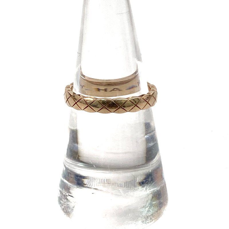 △ Chanel 香奈兒 18K Beige Gold Coco Crush Ring 3g 18K米色金戒指 - 267000921-0