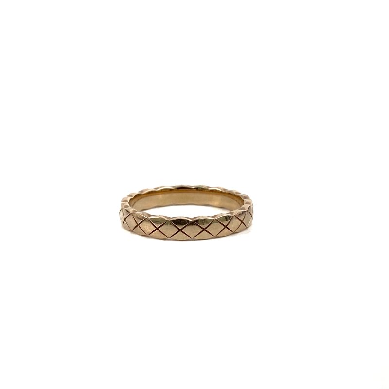 △ Chanel 香奈兒 18K Beige Gold Coco Crush Ring 3g 18K米色金戒指 - 267000921-2