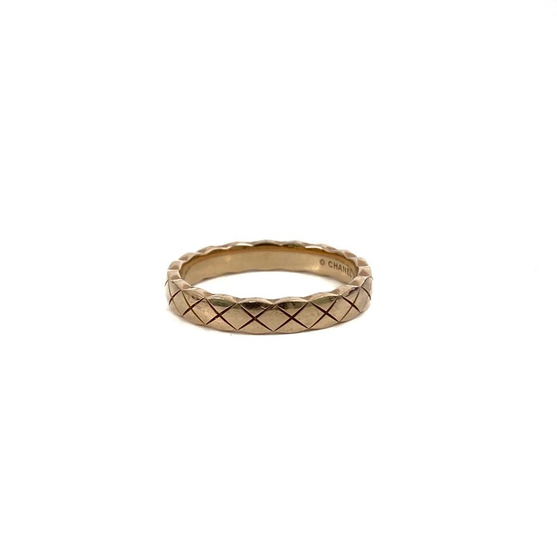 △ Chanel 香奈兒 18K Beige Gold Coco Crush Ring 3g 18K米色金戒指 - 267000921-4