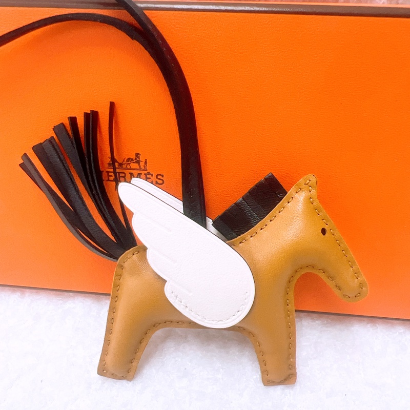 全新 Hermes rodeo pegase 芝麻棕色飛馬吊飾包掛-1