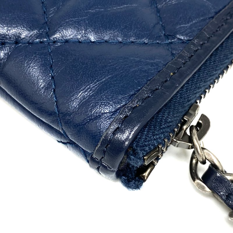 ☆ Chanel 香奈兒 Navy Lambskin Gabrielle Clutch No.27 深藍色小羊皮手拿袋 No.27 - 267002322-11