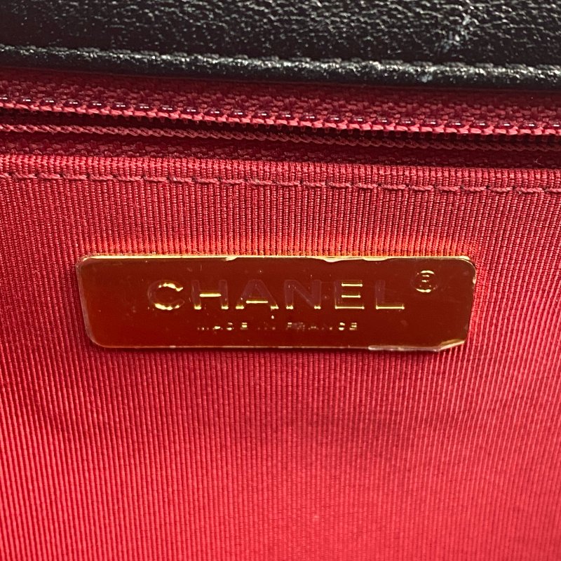 △ Chanel 香奈兒 19 Bag Black Lambskin Silver And Gold Tone Metal, Ruthenium-Finish Metal Chain 2 Way Bag No.29 AS1161 黑色小羊皮銀色和金色金屬, 鍍釕金屬鎖鏈兩用袋No.29 - 267001947-16