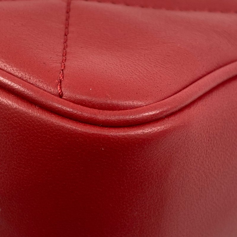 △ Chanel 香奈兒 Red Lambskin Gold Tone Metal Single Flap 2 Way Bag No.29 紅色小羊皮金色金屬鎖鏈兩用袋No.29 - 267001798-12
