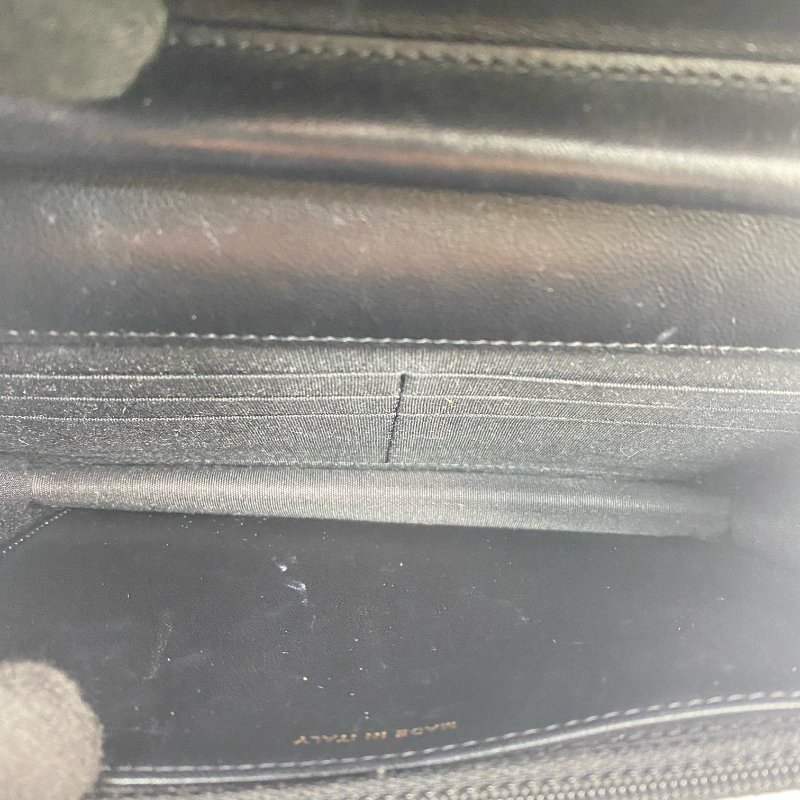 △ Chanel 香奈兒 Black Lambskin Gold Tone Metal Boy Wallet On Chain No.20 A80287 黑色小羊皮金色金屬鎖鏈銀包No.20 - 267001625-17