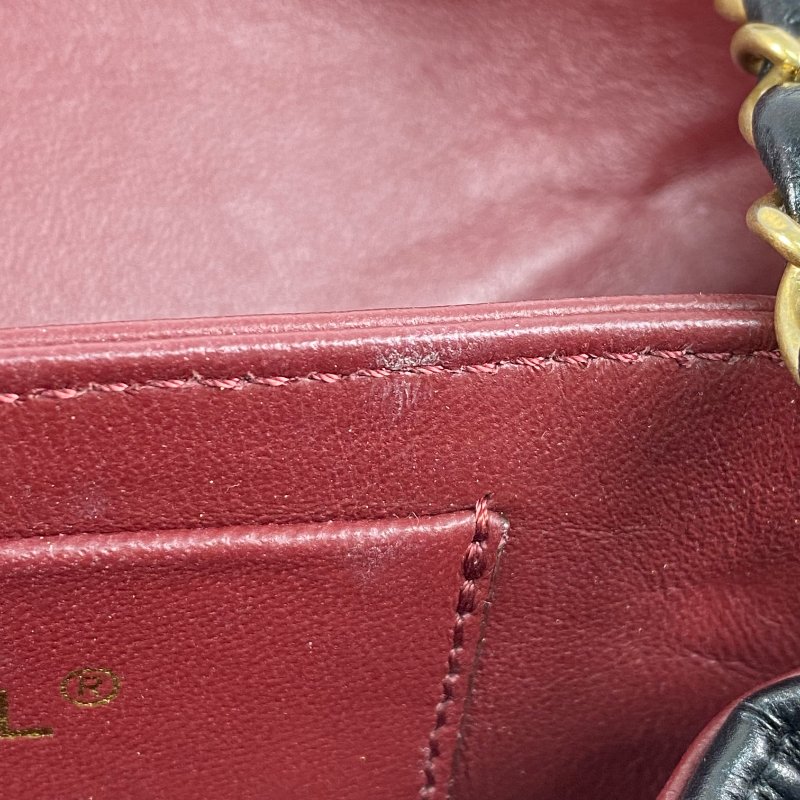 △ Chanel 香奈兒 Black Shiny Aged Calfskin Gold Tone Metal Single Flap Chain Shoulder Bag No.14 AS0037 黑色亮面舊化小牛皮金色金屬鎖鏈肩背袋No.14 - 267001425-16