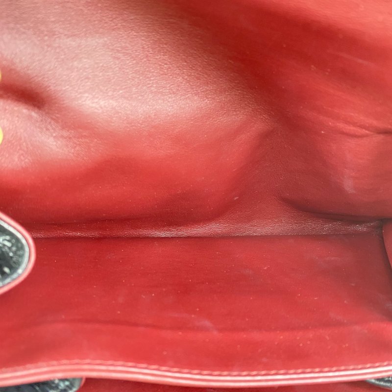 △ Chanel 香奈兒 Black Shiny Aged Calfskin Gold Tone Metal Single Flap Chain Shoulder Bag No.14 AS0037 黑色亮面舊化小牛皮金色金屬鎖鏈肩背袋No.14 - 267001425-18