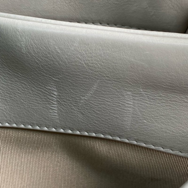 △ Chanel 香奈兒 Beige Calfskin Gold Tone Metal Wild Stitch Chain Shoulder Bag No.15 A66516 米白色小牛皮金色金屬鎖鏈肩背袋No.15 - 267000428-18