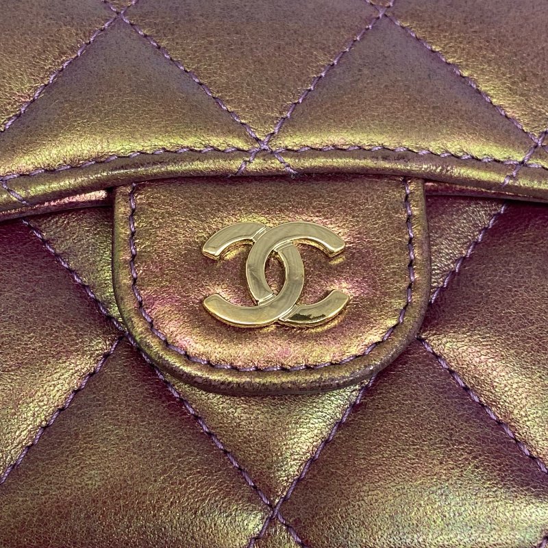 ☆ Chanel 香奈兒 Galaxy Purple Lambskin Card Holder No.30 銀河紫色小羊皮卡套 No.30 - 267001387-15