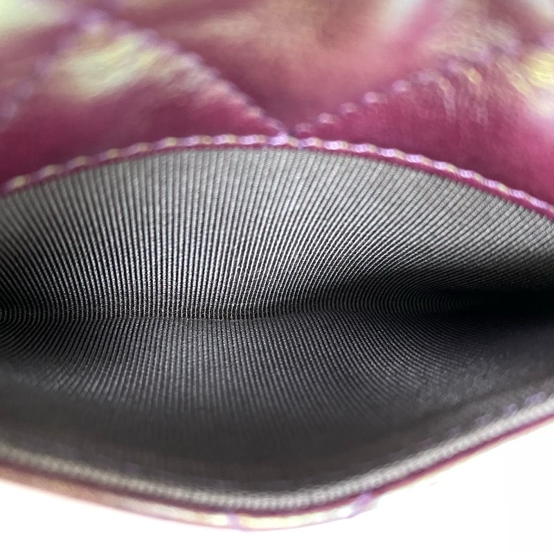 ☆ Chanel 香奈兒 Galaxy Purple Lambskin Card Holder No.30 銀河紫色小羊皮卡套 No.30 - 267001387-22