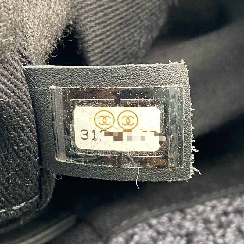 △ Chanel 香奈兒 Deauville Gray Blue Tweed Gold Tone Metal Chain Tote Bag No.31 A66941 灰藍色花呢金色金屬鏈條托特袋 N.31 A66941 -267001018-17