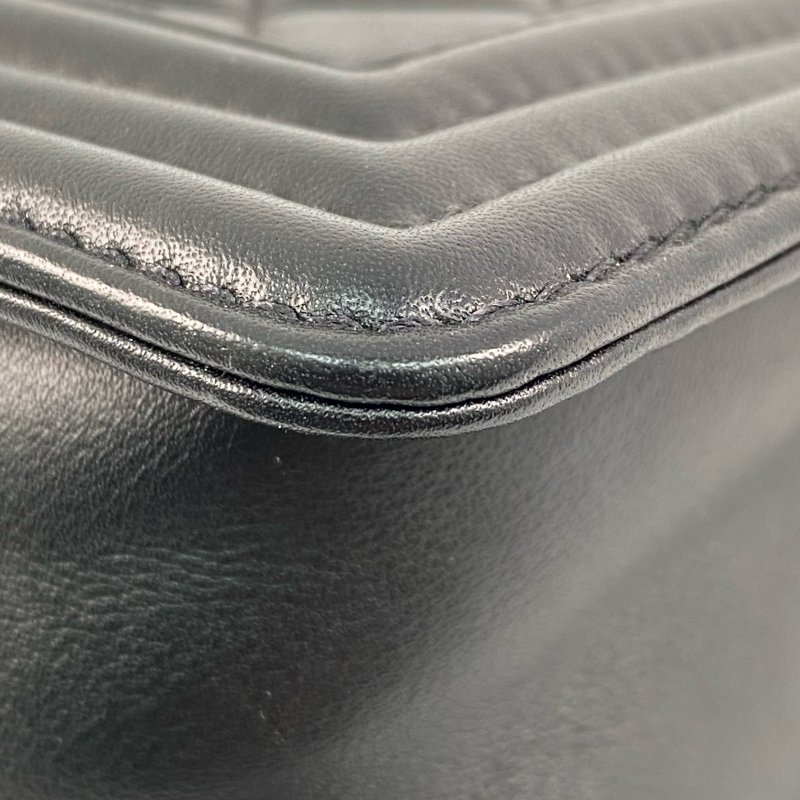 △ Chanel 香奈兒 Boy Black Lambskin Ruthenium-Finish Metal Chain Shoulder Bag A67085 黑色小羊皮鍍釕金屬鏈條肩背袋 A67085 -267001373-10