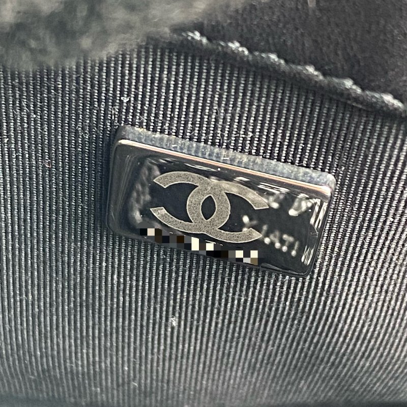 △ Chanel 香奈兒 Boy Black Lambskin Ruthenium-Finish Metal Chain Shoulder Bag A67085 黑色小羊皮鍍釕金屬鏈條肩背袋 A67085 -267001373-16