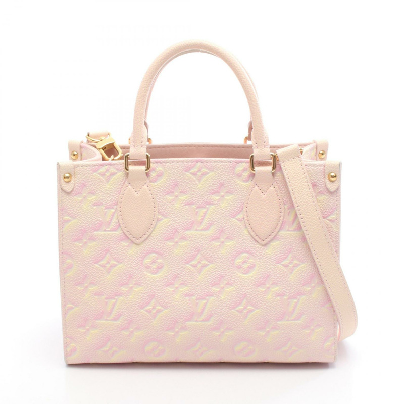 路易威登 On the Go PM 單肩手提包 M46168 Monogram empreinte 皮革 LV-0